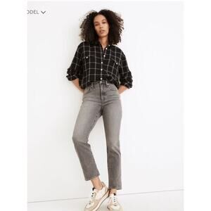 Madewell Slim Demi-Boot Jeans in Brookford Wash